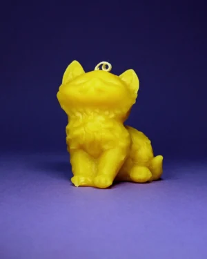 kicia_1 Kot Maurycy – Świeca z Naturalnego Wosku Pszczelego