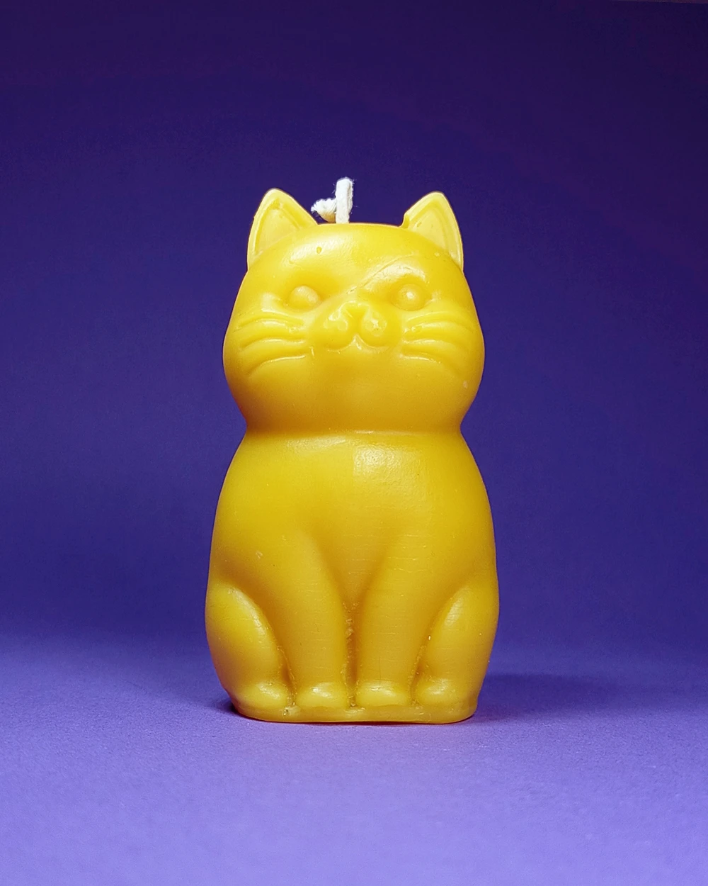 Kot Benio – Świeca z Naturalnego Wosku Pszczelego - obrazek 2