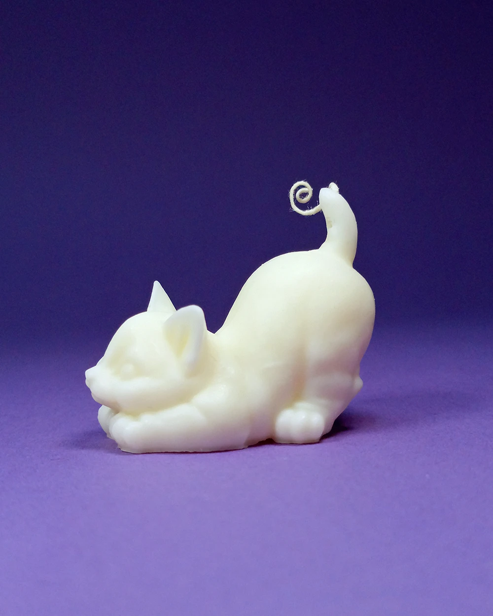 Kotek Lusia – Naturalna Świeczka Sojowa Ozdobna