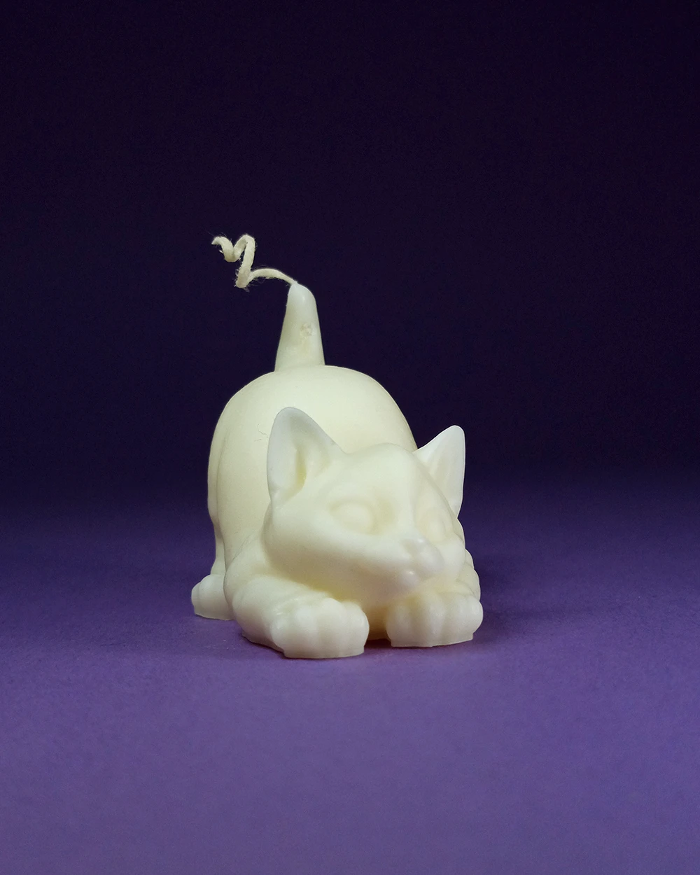 Kotek Lusia – Naturalna Świeczka Sojowa Ozdobna - obrazek 2