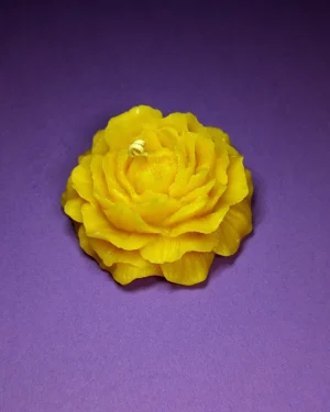 kwiatek_3 Piwonia – Świeca z Naturalnego Wosku Pszczelego