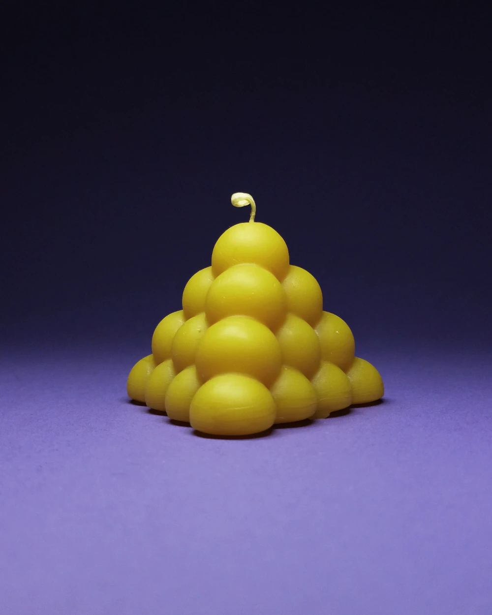 Trójkąt Bubble – Naturalna Świeca z Wosku Pszczelego