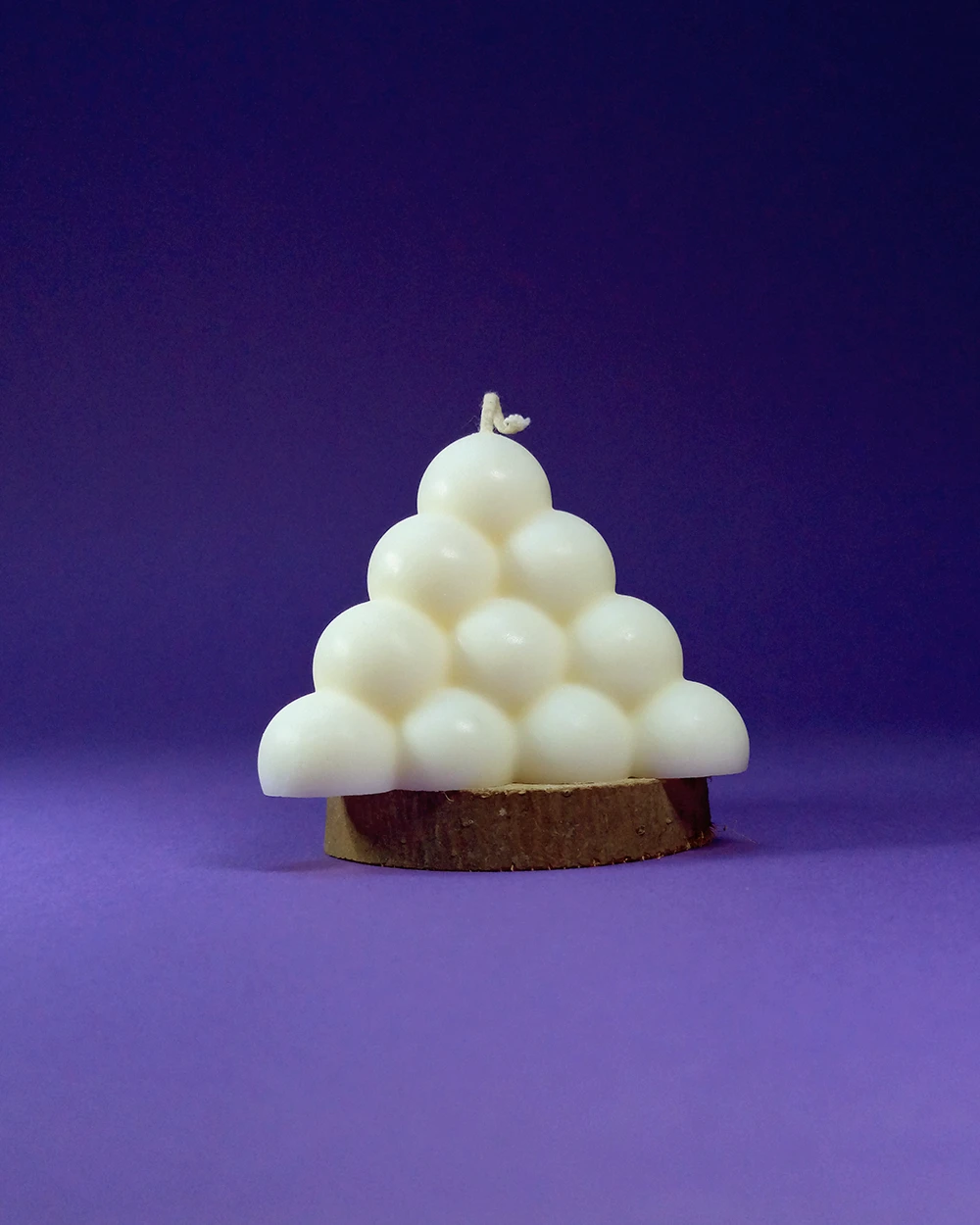 Trójkąt Bubble – Naturalna Świeca z Wosku Sojowego - obrazek 3