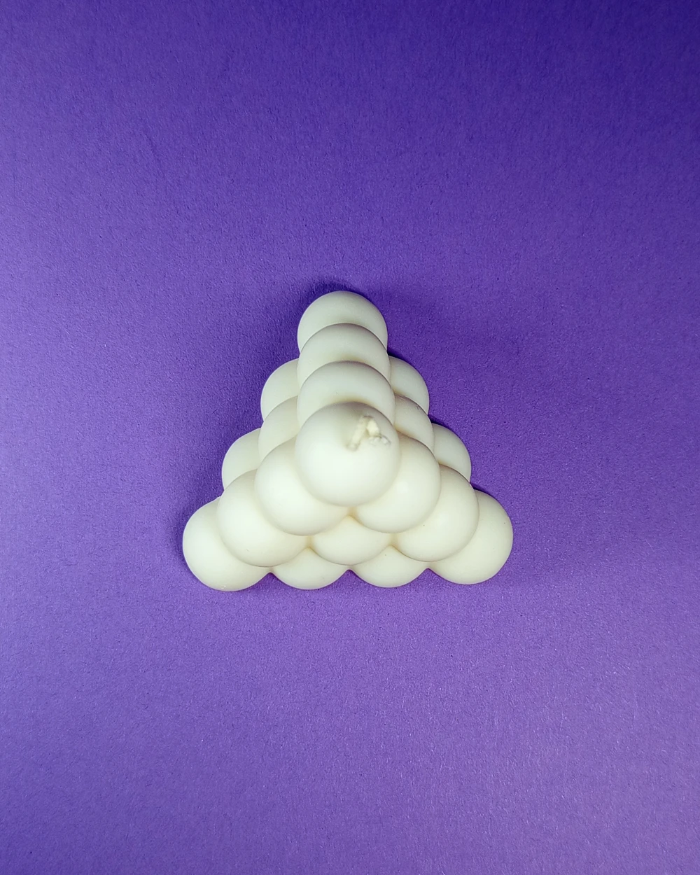 Trójkąt Bubble – Naturalna Świeca z Wosku Sojowego - obrazek 2