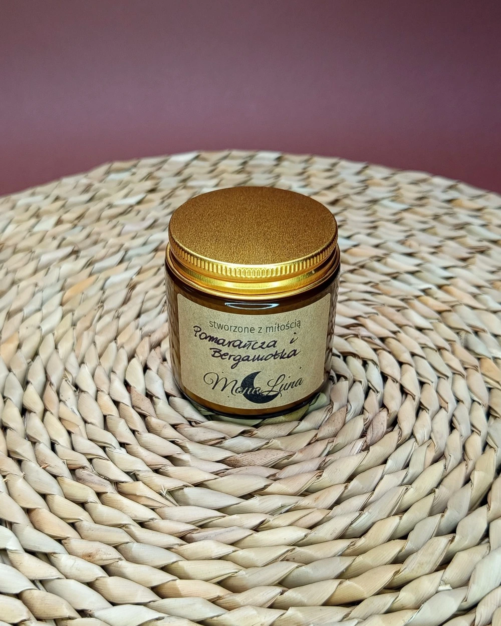 Pomarańcza i Bergamotka - Zapachowa Świeca Sojowa 120ml - obrazek 2