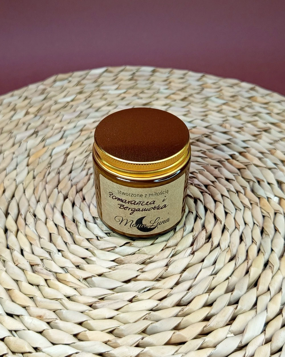 Pomarańcza i Bergamotka - Zapachowa Świeca Sojowa 120ml - obrazek 3