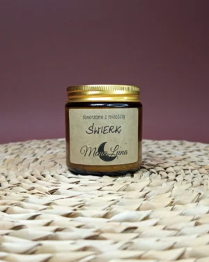 świeczka_sojowa_świeca_zapachowa_świerk_słoik_120ml_1 Świerk - Zapachowa Świeczka Sojowa w Szkle 120ml