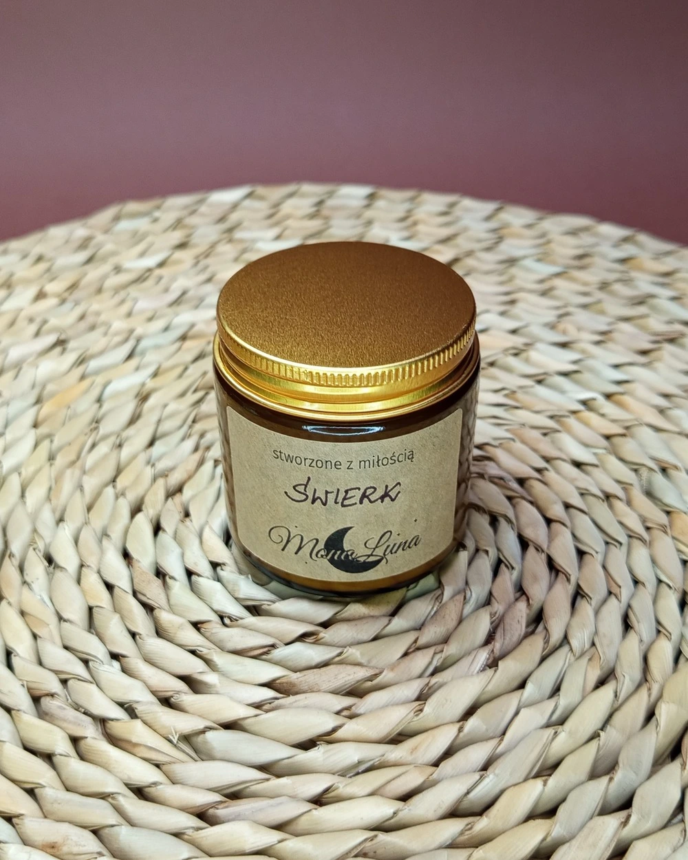 Świerk - Zapachowa Świeczka Sojowa w Szkle 120ml - obrazek 2