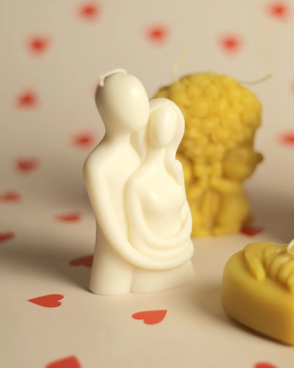 Przytulona Para – Romantyczna Świeca Sojowa - obrazek 3