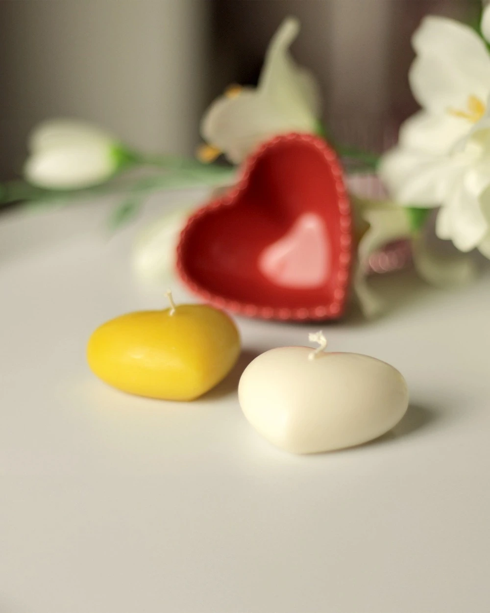 Serce Małe – Naturalna Świeczka Serduszko Pszczele - obrazek 3