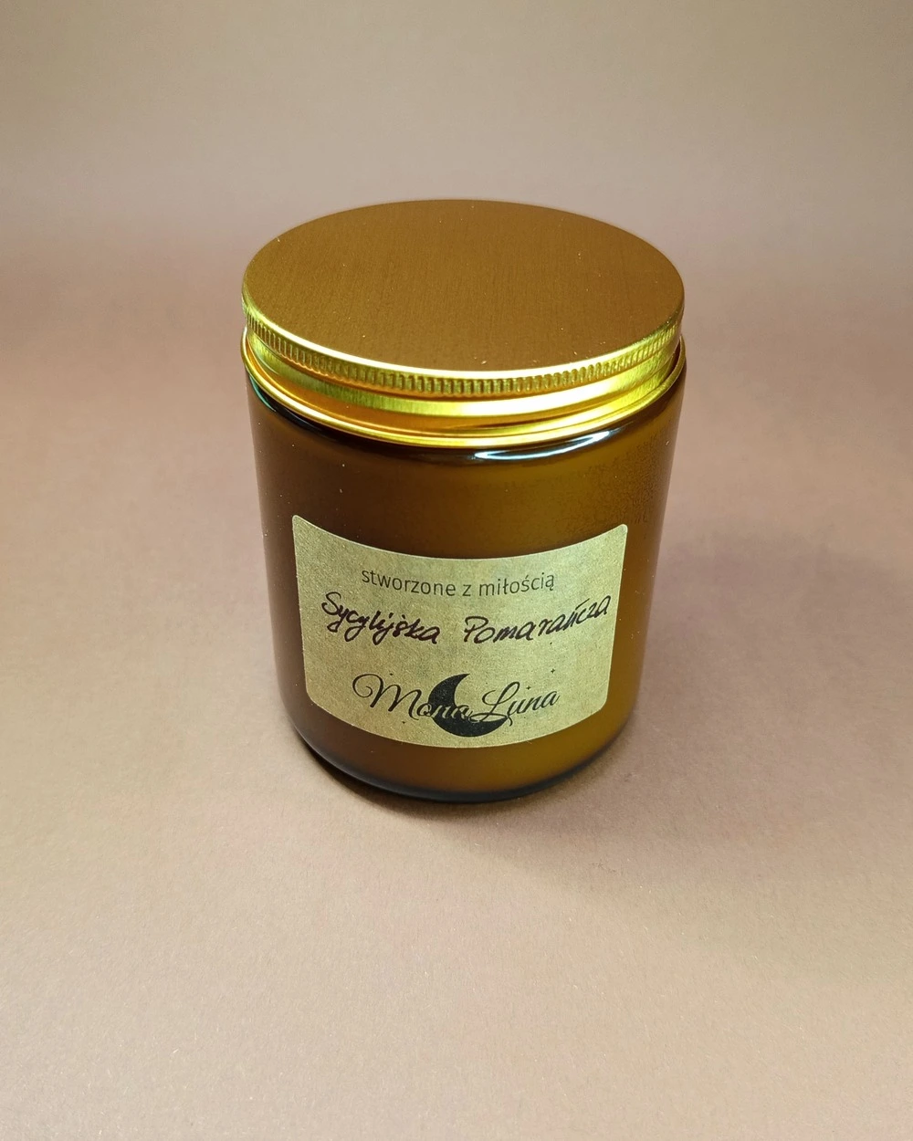 Sycylijska Pomarańcza - Świeca Sojowa w Słoiku 250ml - obrazek 2