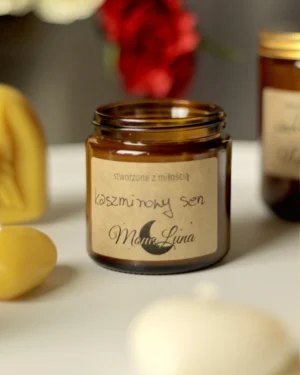 swieczka_sojowa_kaszmir_kaszmirowy_sen_sloik_120ml_walentynki_4 Kaszmirowy Sen - Świeczka Sojowa w Szklanym Pojemniku 120ml