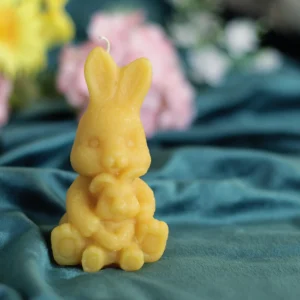 Króliczki - Mama z Maluszkiem - Naturalna Świeca Pszczela